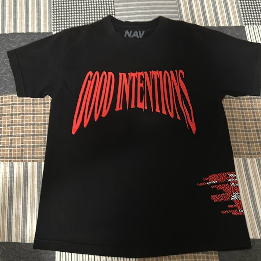 VLONE Good Intentions NAV album tee - size M